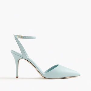 Jcrew Light Blue Elsie Ankle-Wrap Pumps Size 5